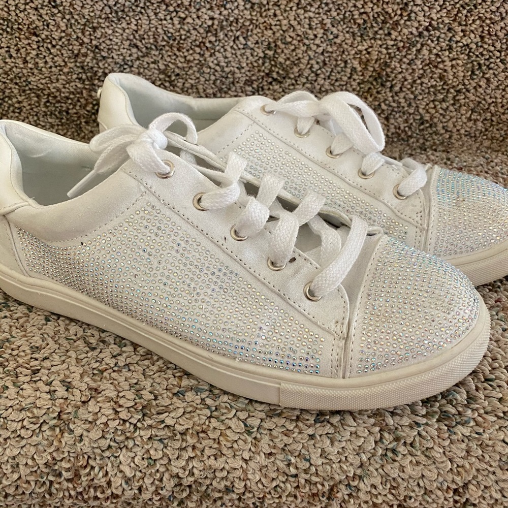 Rhinestone sneakers bling bling